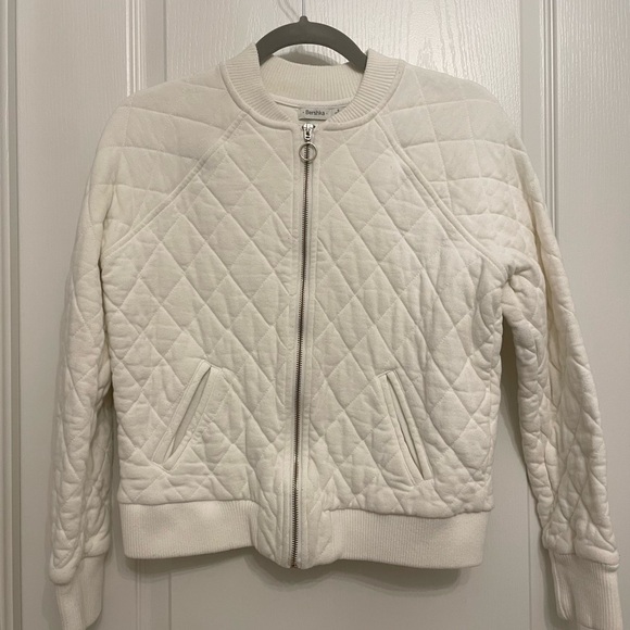 Bershka Quilted Bomber Jacket - Picture 2 of 8